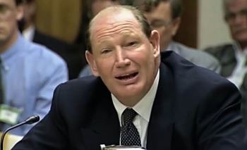 Kerry Packer, former owner channel 9 now deceased, mocking Senators at government inquiry