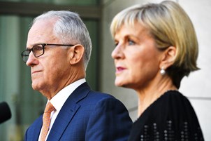 Incompetent lackey cowards, Turnbull and Bishop