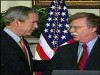 War criminal and psychopath, John Bolton with previous, easily managed, puppet president