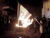 Anti-Zionist Jews burn flag in Israel