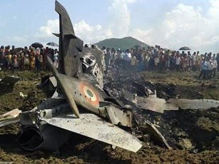 Indian fighter jet shotdown by Pakistan