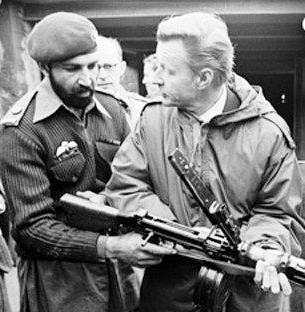 Brzezinski with CIA asset Osama Bin Laden in Afghanistan